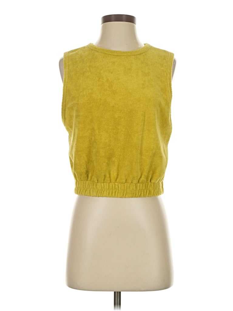 Pre-owned Monrow Cardigan Sweater In Yellow