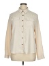 Unbranded 100% Polyester Color Block Ivory Long Sleeve Blouse Size XL - photo 1