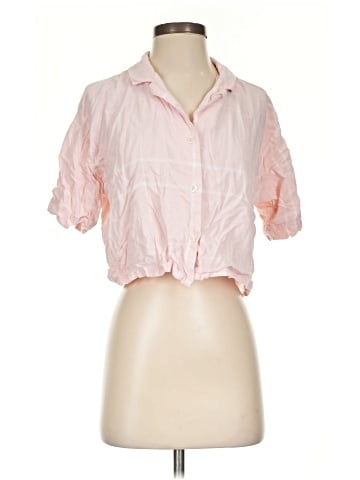 Papinelle 3/4 Sleeve Button-Down Shirt (view 1)