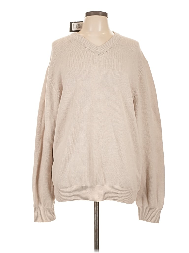 Pre-owned Weatherproof Pullover Sweater In Brown