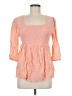 Torrid 100% Rayon Orange 3/4 Sleeve Blouse Size Med Plus (00) - photo 1