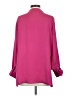 Glam 100% Polyester Pink Long Sleeve Blouse Size S - photo 2