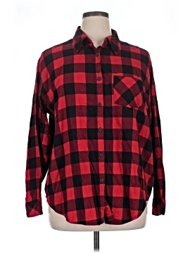 Lane Bryant Long Sleeve Button Down Shirt