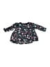 Unbranded 100% Rayon Floral Black 3/4 Sleeve Blouse 0-3 MO / 3 MO - photo 2
