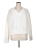 Evereve Solid White Pullover Sweater Size XL - photo 1