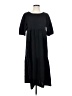 Assorted Brands Solid Black Casual Dress Size S - photo 1