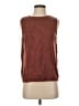 BTFBM 100% Viscose Solid Brown Sweater Vest Size S - photo 1