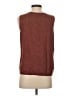 BTFBM 100% Viscose Solid Brown Sweater Vest Size S - photo 2