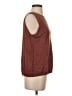 BTFBM 100% Viscose Solid Brown Sweater Vest Size S - photo 4