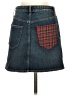 Current/Elliott Plaid Blue Denim Skirt Size 25 waist - photo 2