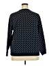 Style&Co Polka Dots Blue Pullover Sweater Size 2X - photo 2