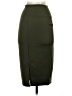 It's Solid Green Casual Skirt Size S - photo 2