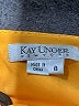 Kay Unger Solid Yellow Cocktail Dress Size 8 - photo 6