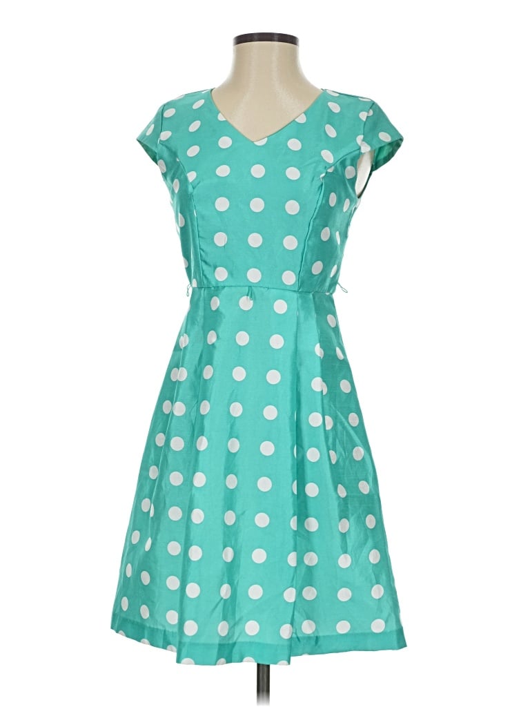 Pre-owned R&k Casual Dress In Teal