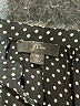 J.Crew 100% Viscose Polka Dots Black Long Sleeve Blouse Size M - photo 7