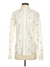 J.Crew 100% Cotton Print Ivory Long Sleeve Button-Down Shirt Size S - photo 1