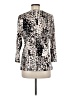 Calvin Klein Silver 3/4 Sleeve Blouse Size M - photo 2