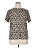 Blooming Jelly Animal Print Tan Short Sleeve T-Shirt Size XL - photo 1