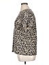 Blooming Jelly Animal Print Tan Short Sleeve T-Shirt Size XL - photo 5