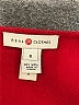 Real Clothes 100% Wool Solid Red Wool Skirt Size 6 - photo 4