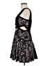Self-Portrait Floral Black Cocktail Dress Size 8 - photo 5