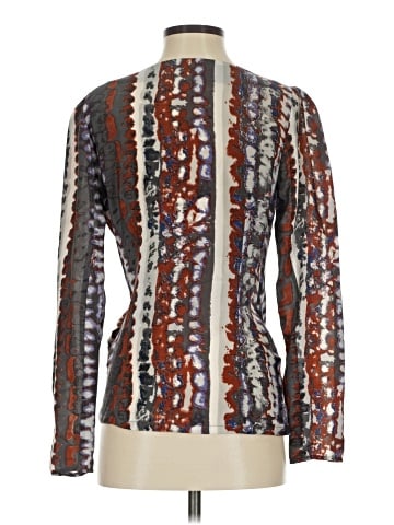 Chelsea Flower Long Sleeve Silk Top (view 2)