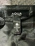 Aqua 100% Polyester Solid Black Faux Leather Skirt Size XS - photo 4