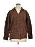 UbU Tweed Brown Long Sleeve Button-Down Shirt Size XL - photo 1