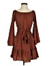 VICI 100% Polyester Animal Print Brown Casual Dress Size S - photo 1