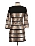 Marciano 100% Polyester Animal Print Gold Cocktail Dress Size M - photo 2