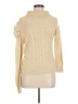 Venti6 100% Acrylic Ivory Yellow Turtleneck Sweater Size M - photo 1