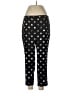 Alfani Polka Dots Black Active Pants Size 12 - photo 1