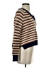 Madewell 100% Cotton Stripes Brown Pullover Sweater Size XS - photo 4