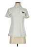 Nike 100% Polyester Ivory Tan Short Sleeve Polo Size S - photo 1