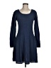 Max Studio Solid Blue Casual Dress Size M - photo 1