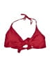Shekini Solid Red Swimsuit Top Size M - photo 2