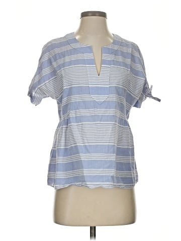 Waverly Grey Short Sleeve Blouse (view 1)