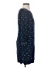 J.Crew Polka Dots Blue Casual Dress Size 4 - photo 4
