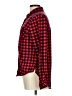 Passport 100% Polyester Plaid Red Long Sleeve Blouse Size L - photo 5