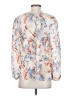Joie 100% Silk Floral Ivory Blouse Size S - photo 2