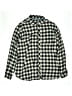 Lands' End Checkered-gingham Black Long Sleeve Button-Down Shirt Size L (kids) - photo 1