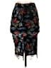 Astr Print Black Casual Skirt Size XS - photo 2