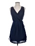 Cals 100% Polyester Solid Blue Cocktail Dress Size S - photo 1
