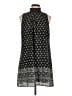 Speechless 100% Polyester Paisley Black Casual Dress Size L - photo 1
