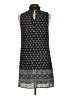 Speechless 100% Polyester Paisley Black Casual Dress Size L - photo 2
