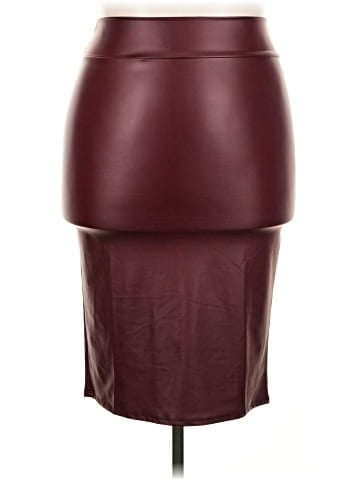 Simlu Faux Leather Skirt (view 1)