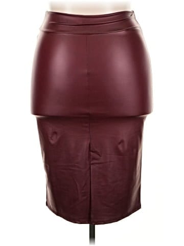 Simlu Faux Leather Skirt (view 2)