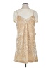 Kensie Metallic Gold Cocktail Dress Size S - photo 1