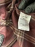 VICI Plaid Burgundy Long Sleeve Blouse Size M - photo 8