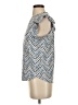 Democracy Blue Short Sleeve Blouse Size XS - photo 5